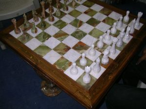 Big Chess Wood Border - Khan Brothers Onyx Handicrafts
